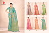 Italian Silk By Bunawat 1001 To 1006 Designer Satan Silk Sarees Wholesale Shop In Surat
